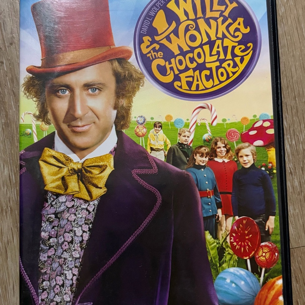 Willy Wonka & the Chocolate Factory DVD - Purple Cover